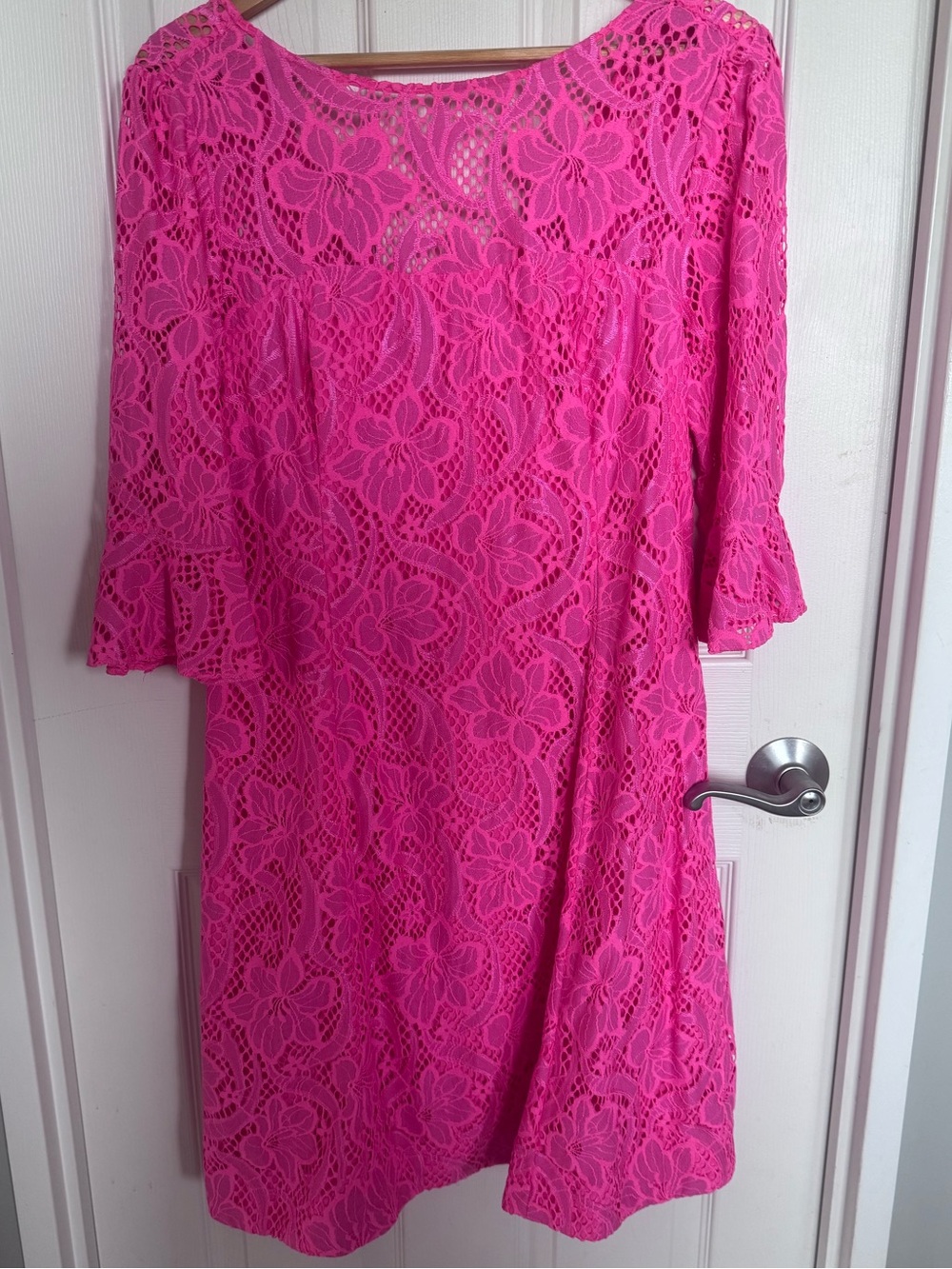 Lilly Pulitzer ALLYSON Pink Lace dress - Picture 7 of 10